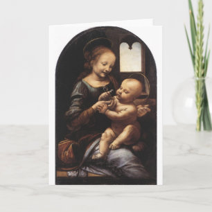 Benois Madonna durch Leonardo da Vinci circa 1478 Karte
