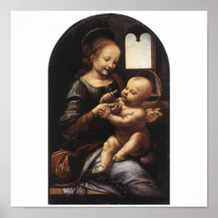 Benois Madonna durch Leonardo da Vinci circa 1478 Poster