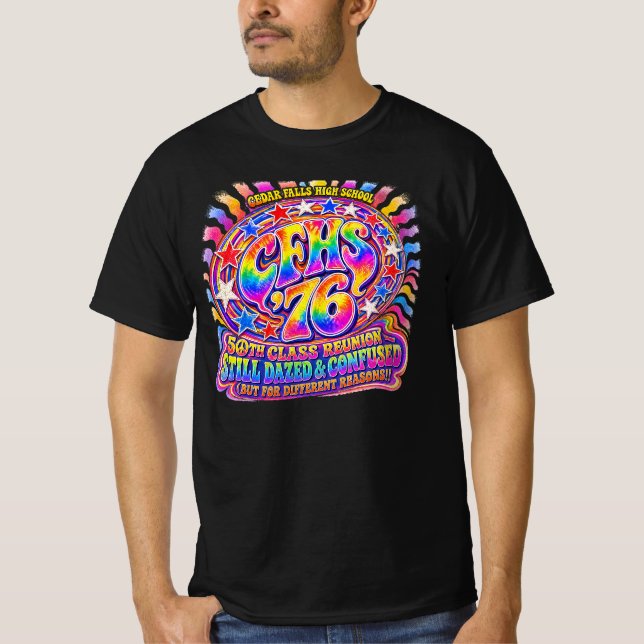 Benommen und verwirrt T-Shirt (Vorderseite)
