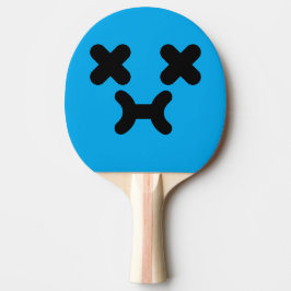 Benommenes Schmollmund Blau Tischtennis Schläger