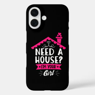 Benötige ein Haus, ich bin dein Mädchen Immobilien iPhone 16 Hülle