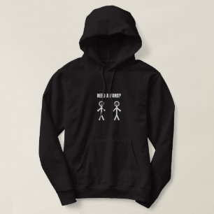 Benötigen Sie eine Hand Stickman Meme Hoodie