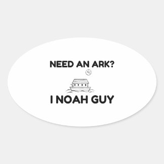 Benötigen Sie einen Ark I Noah Typ Ovaler Aufkleber
