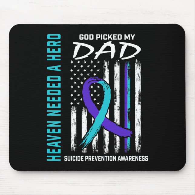Benötigt einen Helden Gott Picknick Vater Selbstmo Mousepad (Vorne)