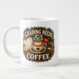 Benotung braucht Kaffee Lehrer Tasse