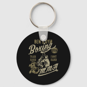 Ben's Gym Boxing Mixed Martial Arts Retro Design f Schlüsselanhänger