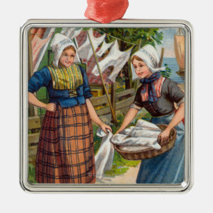 Bensdorps königlicher niederländischer Kakao Silbernes Ornament