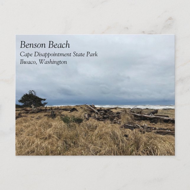 Benson Beach, Cape Enttäuschung, WA Postkarte (Vorderseite)