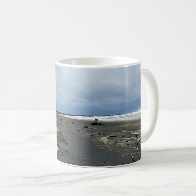 Benson Beach, Cape Enttäuschung, Washington Kaffeetasse (VorderseiteRechts)