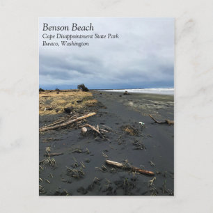 Benson Beach, Cape Enttäuschung, Washington Postkarte
