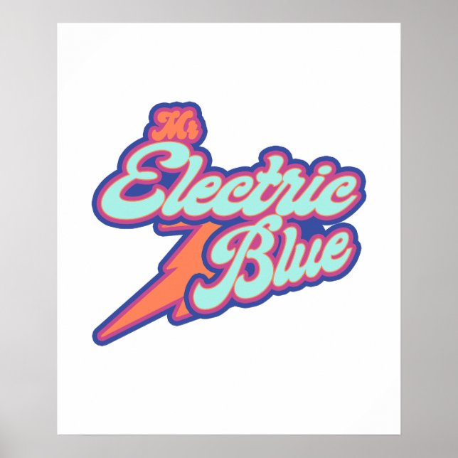Benson Boone Mr. Electric Blu Poster (Vorne)