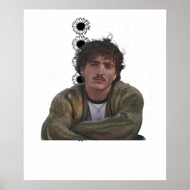 Benson Boone vintage Poster (Vorne)