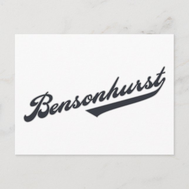 Bensonhurst Postkarte (Vorderseite)