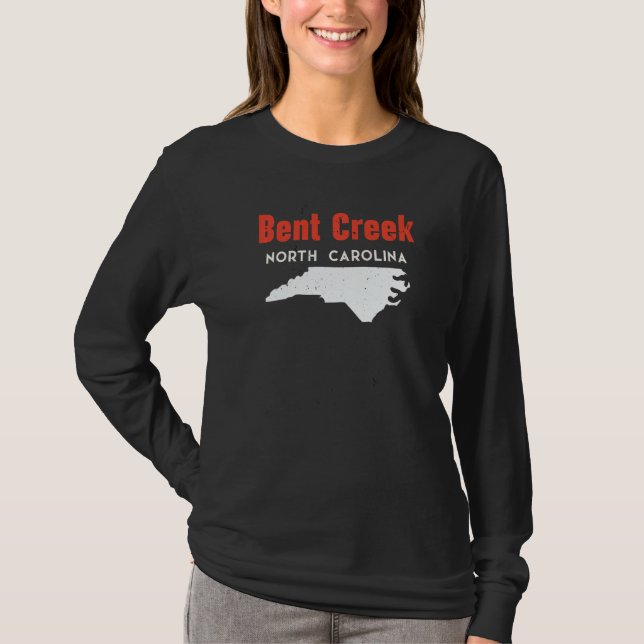 Bent Creek and Hildebran North Carolina USA State  T-Shirt (Vorderseite)