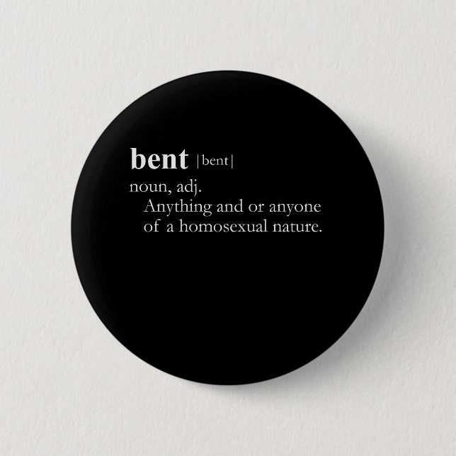 BENT (Definition) Button (Vorderseite)