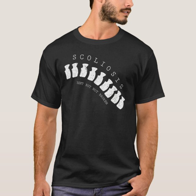 Bent not Brock Scoliosis Awarvivor T-Shirt (Vorderseite)