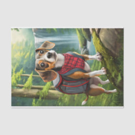 Bentley Explores, Beagle Wandern in der Natur Seidenpapier