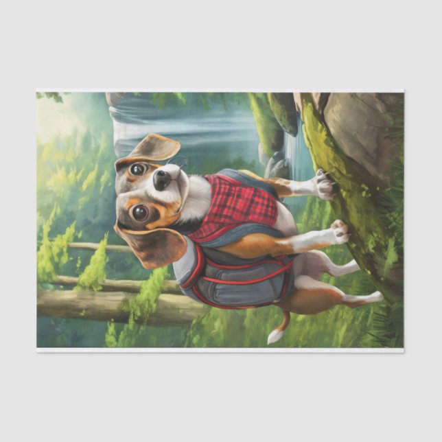 Bentley Explores, Beagle Wandern in der Natur Seidenpapier (Vorderseite)