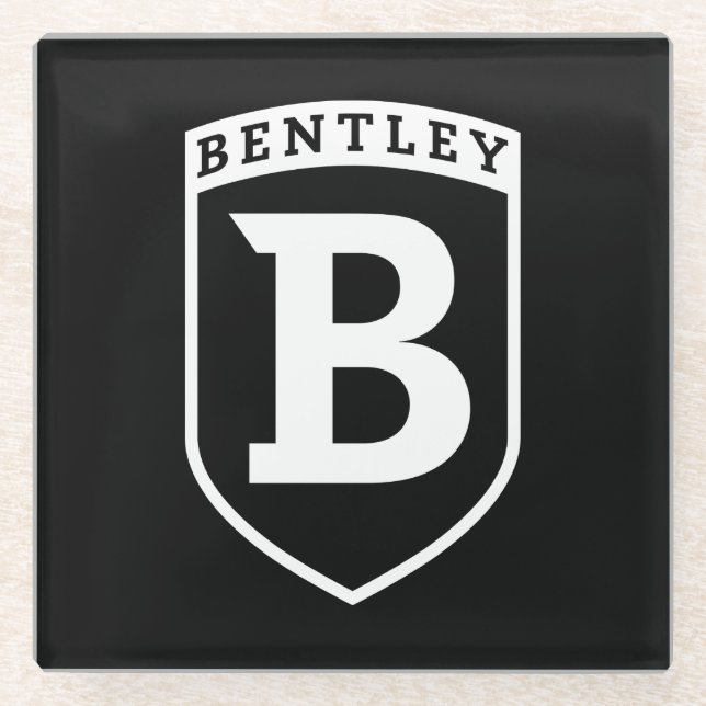 Bentley University Glasuntersetzer (Vorderseite)