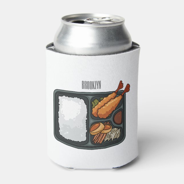 Bento Cartoon Illustration Dosenkühler (Kanne Vorderseite)