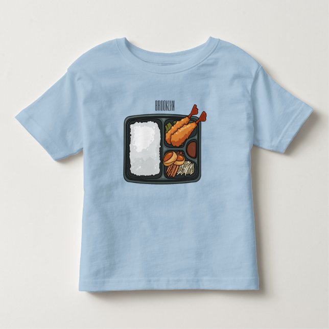Bento Cartoon Illustration Kleinkind T-shirt (Vorderseite)