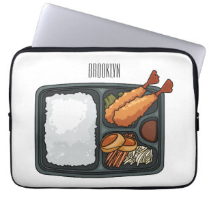 Bento Cartoon Illustration Laptopschutzhülle