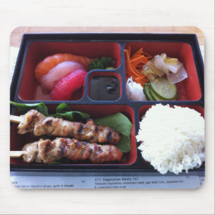 Bento Kasten-Sushi-japanische Reis-Nahrung Mousepad