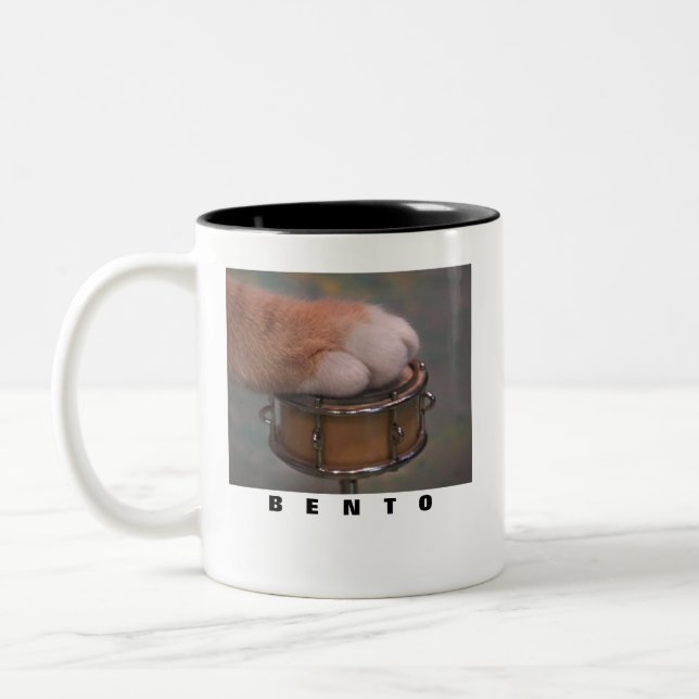Bento SCHALE BEIDE SEITEN-KUNST! Zweifarbige Tasse (Links)
