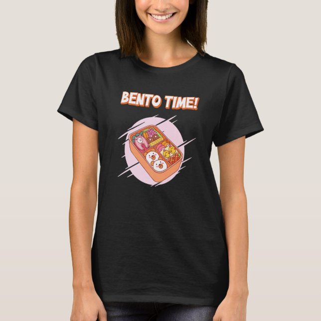 Bento Time! Japanisch Bento T-Shirt (Vorderseite)