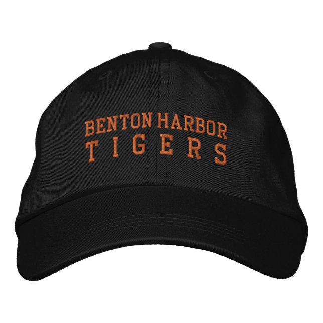 Benton Harbour High School Baseball Hat Bestickte Baseballkappe (Vorderseite)