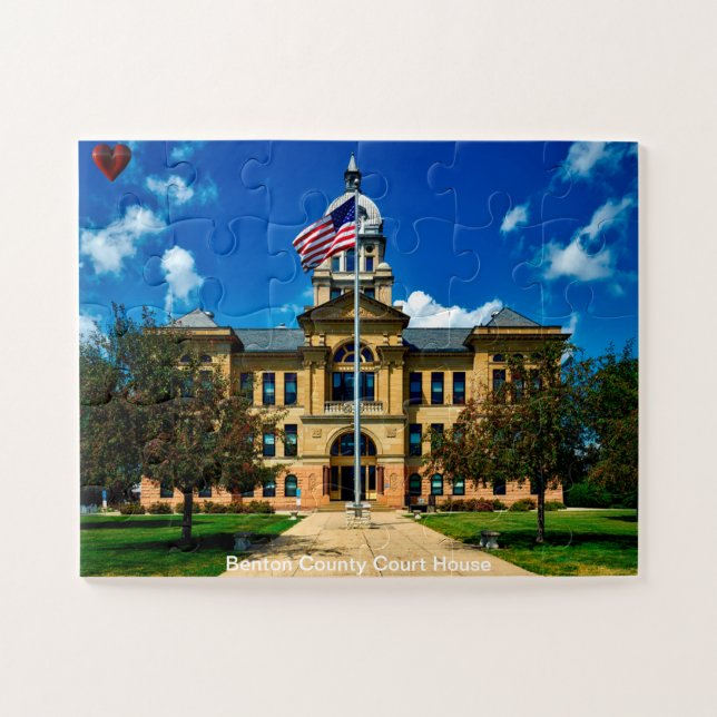 Benton Landkreis Court House Jigsaw Puzzle (Horizontal)
