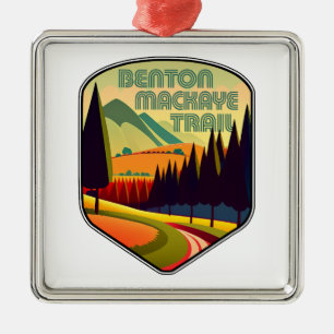 Benton MacKaye Trail Colors Ornament Aus Metall