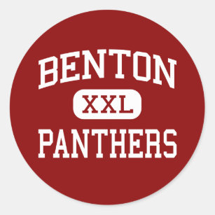 Benton - Panther - Highschool - Benton Arkansas Runder Aufkleber