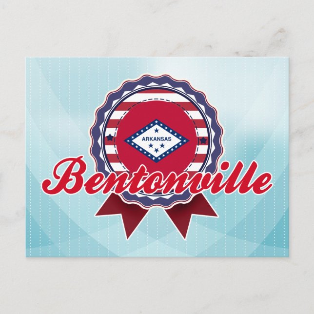 Bentonville, AR Postkarte (Vorderseite)