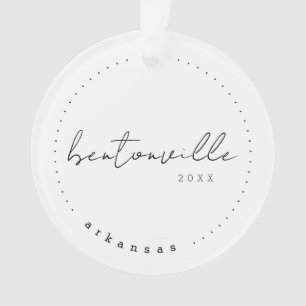 Bentonville, Arkansas AR Travel Vereinte Staaten Ornament