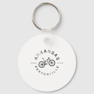 Bentonville Arkansas Mountainbike-T-Shirt Schlüsselanhänger