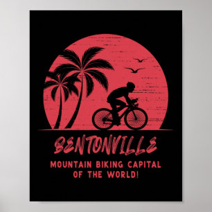 Bentonville Arkansas Mountainbiken Poster