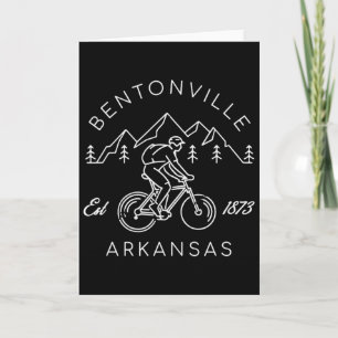 Bentonville Arkansas Mountainbiken Radfahrer Simpl Karte