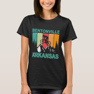 Bentonville Arkansas Vintage Retro 70er Berg Bi T-Shirt