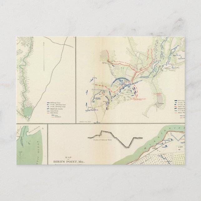 Bentonville, NC Postkarte (Vorderseite)