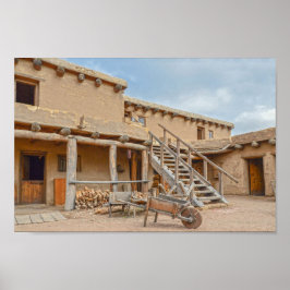 Bent's Old Fort Courtyard, Colorado Poster