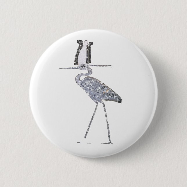 Benu Bird Button (Vorderseite)