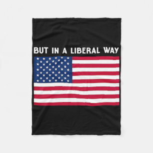 Benutze Amerika auf liberale Weise 4. Juli Feminis Fleecedecke