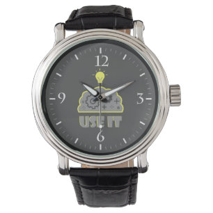 Benutze dein Hirn Armbanduhr