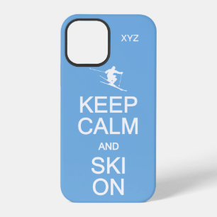 Benutze maßgeschneiderte Hüllen 'Keep Calm & Ski O iPhone 12 Pro Hülle