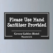Benutzen Sie bitte den Hand-Sanitiser. Hotel Badez