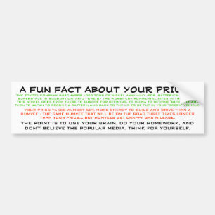 BENUTZEN SIE DAS GEHIRN 1 - PRIUS AUTOAUFKLEBER