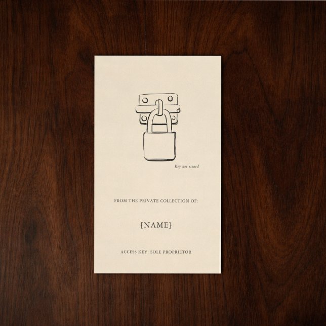 Benutzerdefineter Ex Libris-Bookplate-Aufkleber |  Rechteckiger Aufkleber (Bookplates Dark academia )