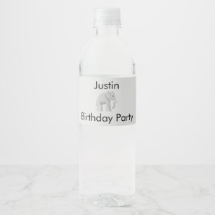 Benutzerdefinetes Etikett für Wasserflasche Geburt
