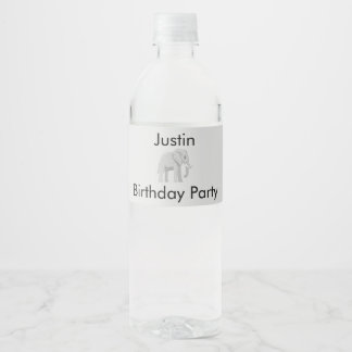 Benutzerdefinetes Etikett für Wasserflasche Geburt